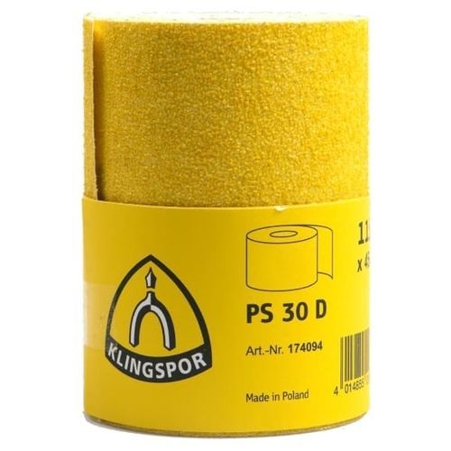 氧化铝磨辊 - PS 30 D  - KLINGSPOR - 纸质 / 树脂 / 用于木材