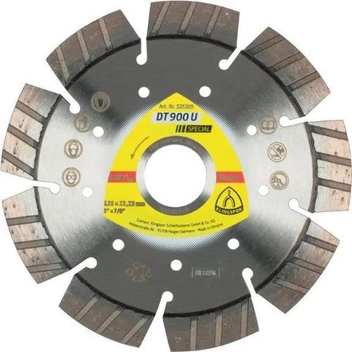 石材切削盘 - DT 900 U Special - KLINGSPOR - 混凝土 / 用于陶瓷 / 用于瓷砖