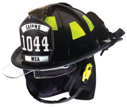 EN16473安全帽 - Cairns® 1044  - Mine Safety Appliances Company - 黑色 / 带防护镜