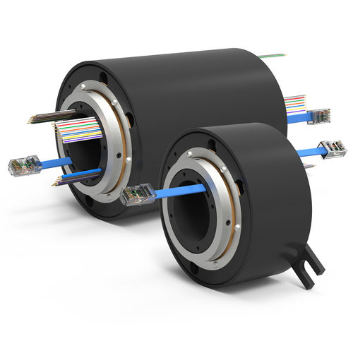 电动滑环 - ESET series - DSTI - Dynamic Sealing Technologies - 以太网 / 千兆以太网 / 中空轴