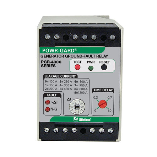 发电机保护继电器 - PGR-4300 series - Littelfuse - 面板安装 / 延时 / 可调节