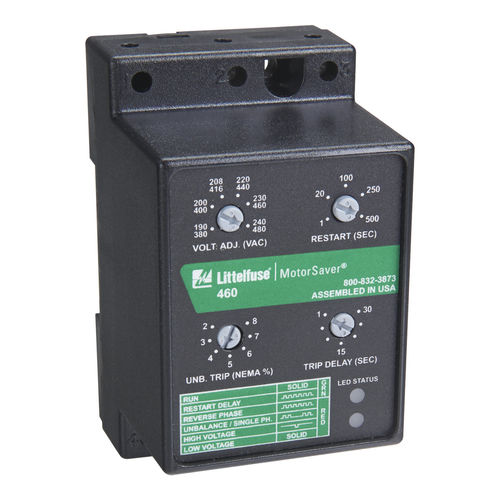 电压监控继电器 - 460 series - Littelfuse - 2NO / 1NO / 1NF