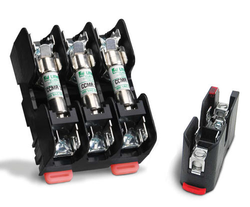 圆柱形保险丝座 - L600C-DINR series - Littelfuse/力特 - DIN导轨 / CC 级