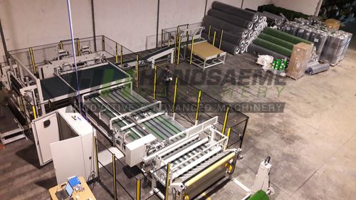 刀具切割流水线 - HANDSAEME MACHINERY - 用于PVC / 用于纺织品 / 用于地毯