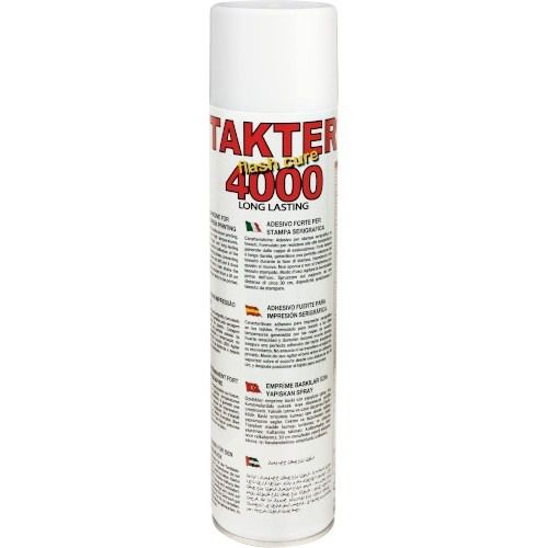 纺织品胶 - TAKTER® 4000 - SILICONI - 单组分 / 透明 / 喷雾式