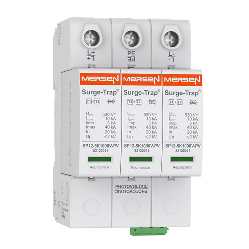 光伏设备避雷器 - Surge-Trap® STPT2 series - Mersen - Electrical Power - 2 型 / 多极 / 直流