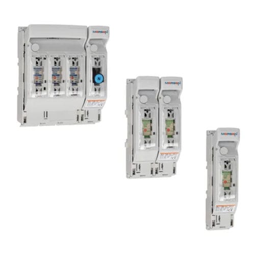 保险丝断路开关 - MULTIBLOC® 00.ST8 series - Mersen - Electrical Power - 低电压 / 单极 / 4极