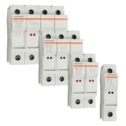 圆柱形保险丝座 - Modulostar® CMC10 series - Mersen - Electrical Power - DIN导轨 / 紧凑型 / IEC