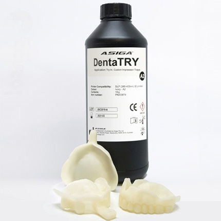 聚合物3D打印树脂 - DentaTRY - ASIGA - 白色 / 牙科