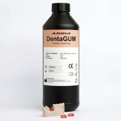聚合物3D打印树脂 - DentaGUM - ASIGA - 粉色 / 牙科