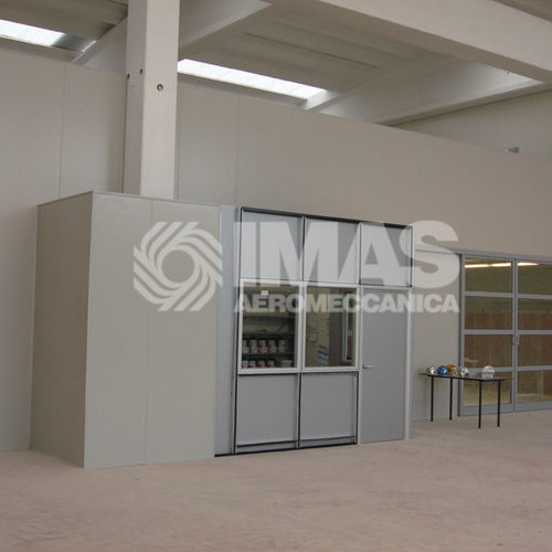 封闭式喷漆间 - IMAS AEROMECCANICA SRL - 用于零件 / 用于重型装备 / 过滤式