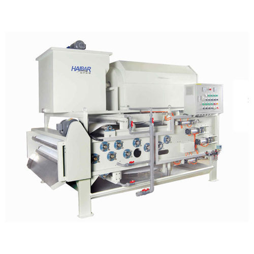 带式压滤机 - HTB series - Shanghai Haibar Mechanical Engineering Co.,Ltd - 旋转 / 污泥处理