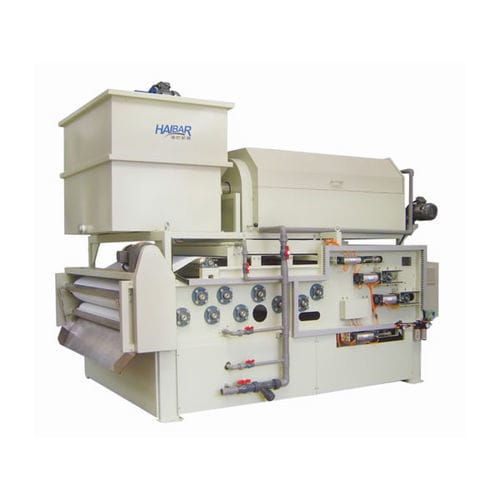 带式压滤机 - HTBH series - Shanghai Haibar Mechanical Engineering Co.,Ltd - 旋转 / 污泥处理