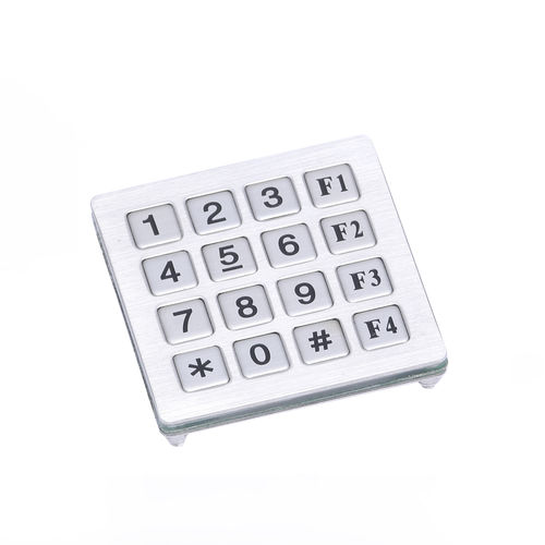 16键数字键盘 - CT-KPS18-16-TM - NingBo ChenTe electronics Technologies Co.,Ltd - 面板式 / 不锈钢 / IP65