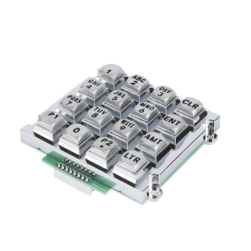16键数字键盘 - CT-KPZ02-16-RM - NingBo ChenTe electronics Technologies Co.,Ltd - 面板式 / 锌承压模压 / IP65