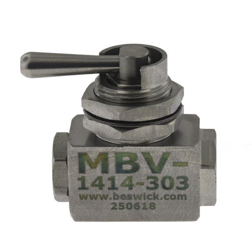 球形阀 - MBV-1414-303-. - Beswick Engineering Co, Inc. - 手动 / 制动 / 用于水