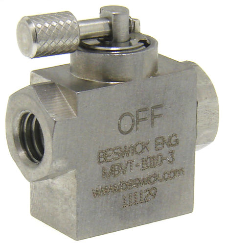 球形阀 - MBVT-1010.-. - Beswick Engineering Co, Inc. - 手动 / 制动 / 分流
