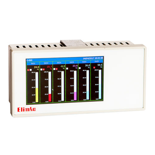 温度数据记录器 - E-690 series - Elimko Elektronik Imalat ve Kontrol - 压力 / 电压 / 通用
