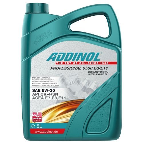润滑油 - PROFESSIONAL 0530 E8 E11 - ADDINOL Lube Oil - 通用 / 复合陶瓷 / 齿轮