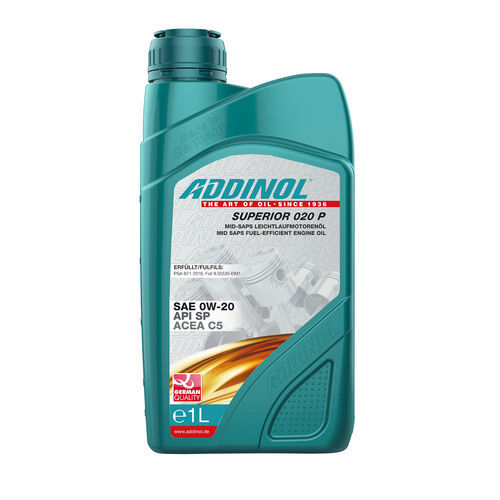 润滑油 - ADDINOL SUPERIOR 020 P - ADDINOL Lube Oil - 复合陶瓷 / 柴油发动机 / 用于车辆