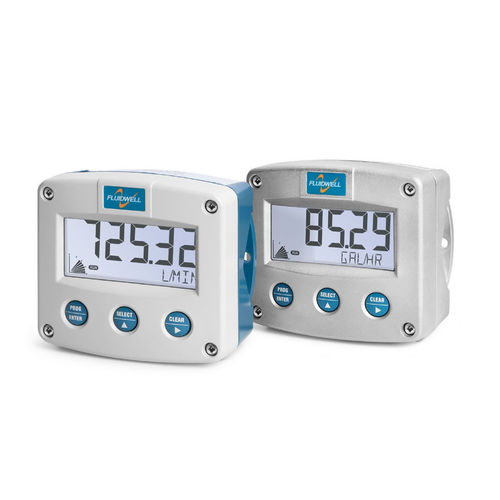 进度指示器 - F010 - Fluidwell bv - 流量 / LCD 显示屏 / 防爆燃
