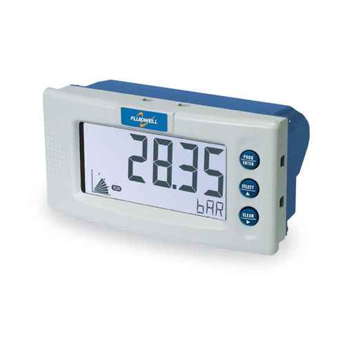 压力指示器 - D050 - Fluidwell bv - LCD 显示屏 / 面板型 / 户外
