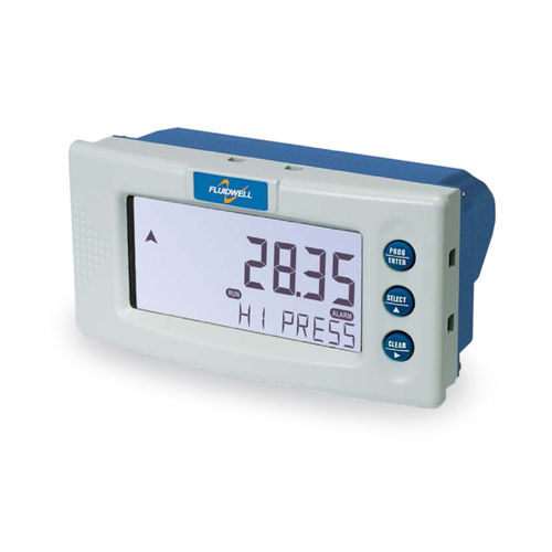 压力指示器及控制器 - D053 - Fluidwell bv - LCD 显示屏 / 面板型 / 带报警器