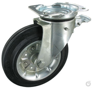 回转脚轮 - GRB NL 4/200/50R-FSR - Rollentechnik vom Stein GmbH - 杆式 / 钢 / 橡胶