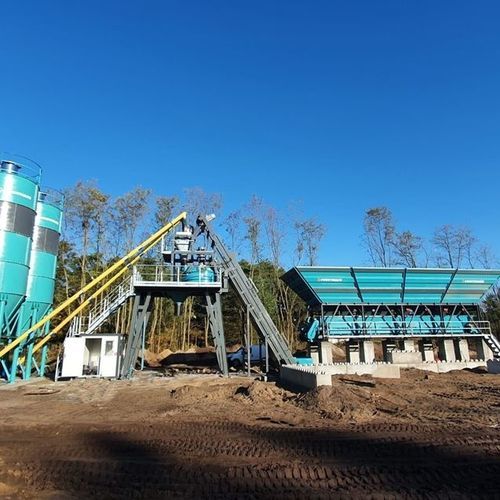 固定混凝土搅拌站 - CONSTMACH Concrete Plants & Crushers - 紧凑型 / 自动 / 卧式