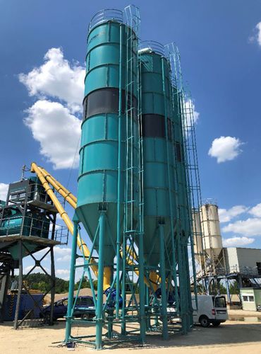 焊接式筒仓 - CS-100  - CONSTMACH Concrete Plants & Crushers - 螺栓形 / 水泥 / 混凝土