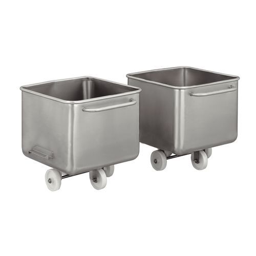 不锈钢垃圾桶 - Eurobin - NIEROS Metal d.o.o. - 用于工业废料 / 移动式