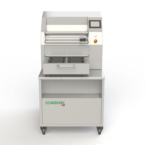 线性托盘封口机 - TSS - SCANDIVAC thermoformers factory - 半自动 / 食品行业 / 真空
