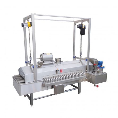 连续式专业油炸机 - SFE-E 1.600/600 - Schomaker Convenience Technik GmbH - 用于肉类 / 传送带式