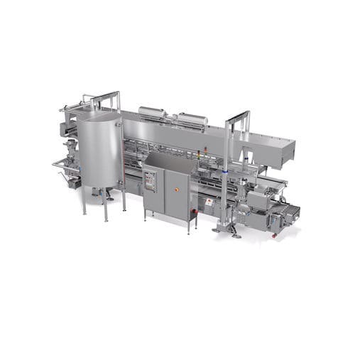 连续式专业油炸机 - SFE, SFT - Schomaker Convenience Technik GmbH - 蔬菜 / 用于肉类 / 鱼类