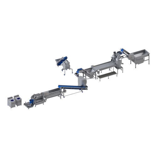 土豆加工流水线 - KRONEN GmbH, Nahrungsmitteltechnik - 清洗