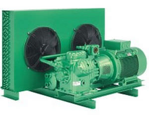 开放式冷凝机组 - L, LH series - BITZER - 风冷式 / 用于室内