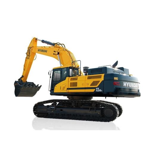 重型挖掘机 - HX520L - HYUNDAI HEAVY INDUSTRIES - 履带式 / 柴油 / 用于建筑工地