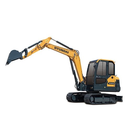 小型挖掘机 - HX60S - HYUNDAI HEAVY INDUSTRIES - 履带式 / 柴油 / 用于建筑工地