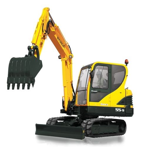 小型挖掘机 - R55-9 - HYUNDAI HEAVY INDUSTRIES - 履带式 / 柴油 / 用于建筑工地
