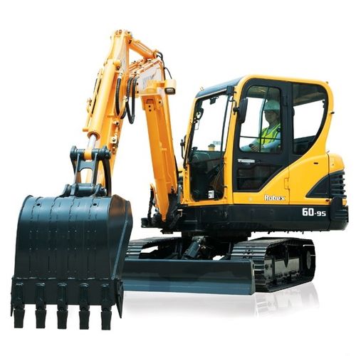 小型挖掘机 - R60-9S - HYUNDAI HEAVY INDUSTRIES - 履带式 / Tier 2 / 用于建筑工地