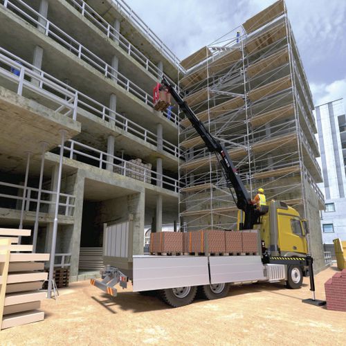 汽车吊 - L-HiPro 235 - Hiab - 吊杆 / 工程 / 提升