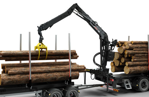 铰接臂式伐木起重机 - 140Z, 150Z series - Hiab - 卡车安装式
