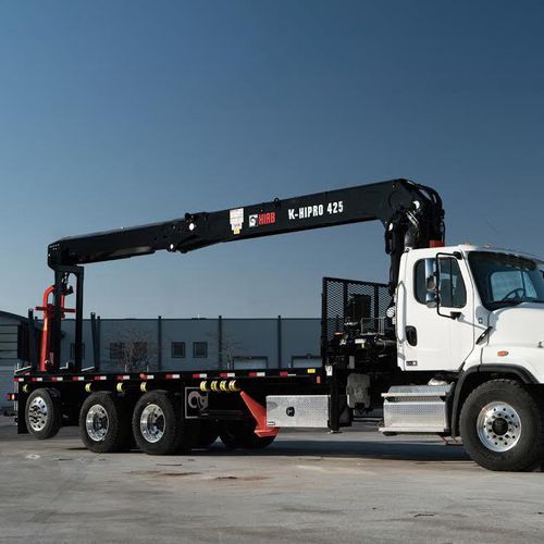 汽车吊 - K-HIPRO 425 - Hiab - 吊杆 / 可折叠 / 工程
