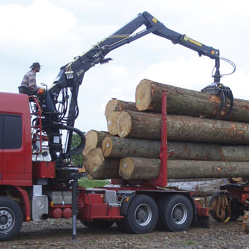 铰接臂式伐木起重机 - 2640Z series - Hiab - 卡车安装式