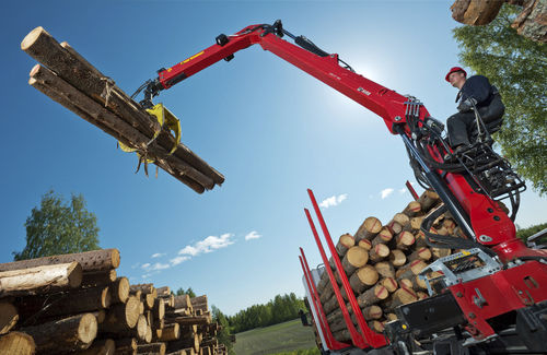 铰接臂式伐木起重机 - 96S series - Hiab - 卡车安装式