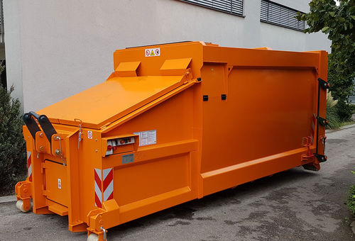 废物回收废料压缩机 - MPC series - Werner & Weber GmbH - 移动式 / 卧式 / 顶部装载