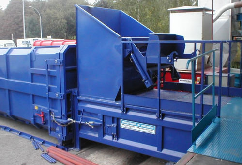 废纸压缩机 - STP-K series - Werner & Weber GmbH - 固定式 / 卧式