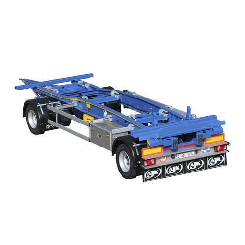 集装箱运输拖车 - 010x series - AJK NV - 废料 / 双车轴 / 牵引式