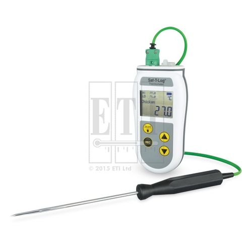 探头温度计 - Saf-T-Log - Electronic Temperature Instruments Ltd - 热电偶 / LCD显示 / 密封