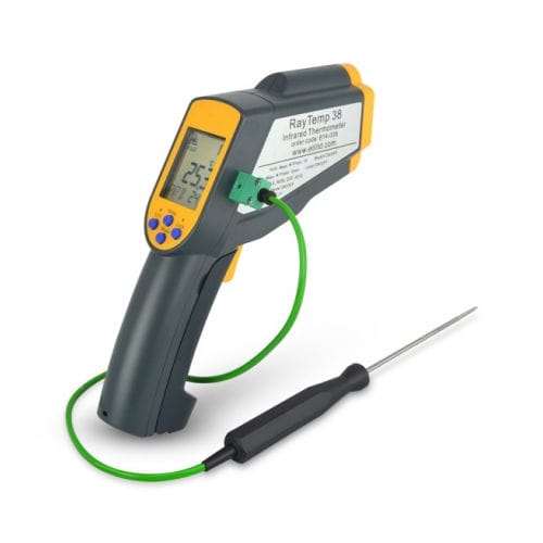 红外线温度计 - RayTemp 38 - Electronic Temperature Instruments Ltd - 探头 / LCD显示 / 用于双激光瞄准